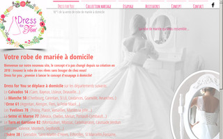 dressforyou-mariage.com website preview