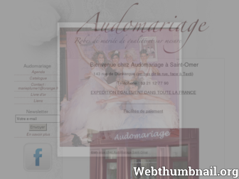 audomariage.com website preview