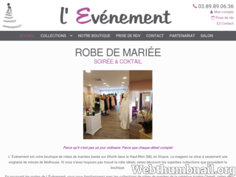 levenement-boutique.com website preview