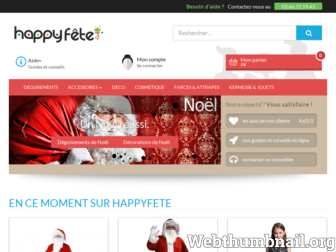 happyfete.com website preview