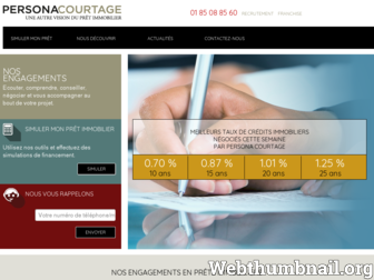 personacourtage.fr website preview