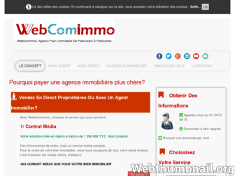 webcomimmo.fr website preview