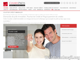 courtiprets.fr website preview