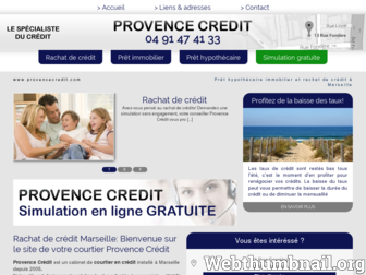 provencecredit.com website preview