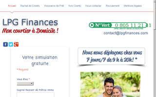 lpgfinances.com website preview