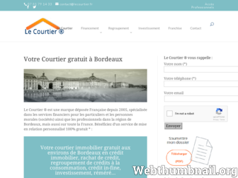 lecourtier.fr website preview