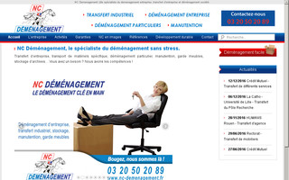 nc-demenagement.fr website preview
