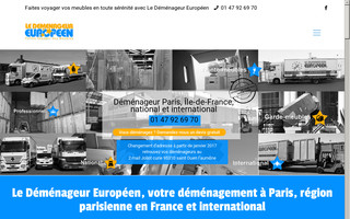 demenageur-europe.fr website preview