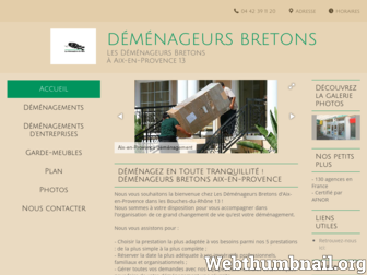 demenageurs-bretons-aix-provence.fr website preview