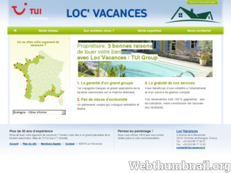 locvacances.fr website preview