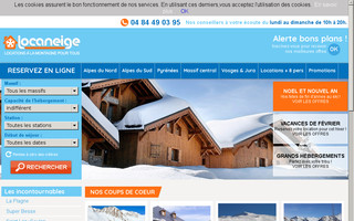 loca-neige.fr website preview