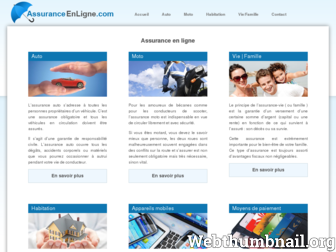 assuranceenligne.com website preview