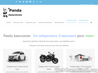 panda-assurances.fr website preview