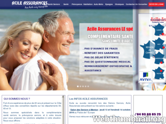 acile-assurances.fr website preview