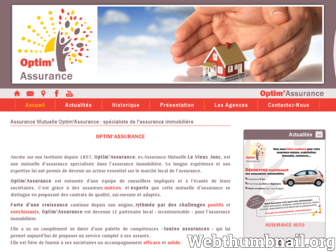 optimassurance.fr website preview