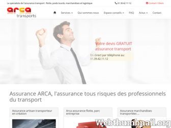 arca-assurance-transport.fr website preview
