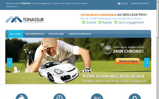 tonassur.fr website preview