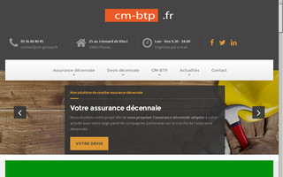 cm-assurance-decennale.fr website preview