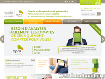 april-entreprise.fr website preview