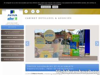 dutilleul-assurances-aviva.fr website preview