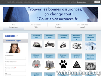 1courtier-assurances.fr website preview