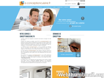 e-conceptioncuisine.fr website preview