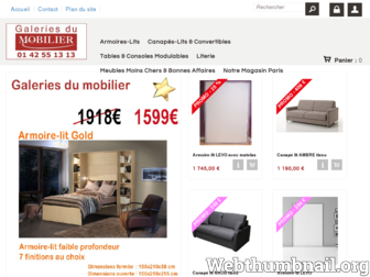 galeries-du-mobilier.fr website preview