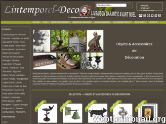 lintemporel-deco.fr website preview