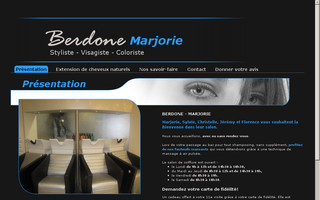 berdone-marjorie.com website preview