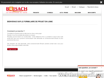 projet-poele-cheminee.brisach.com website preview