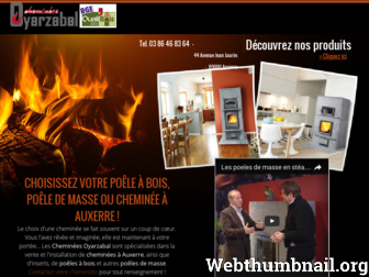 cheminees-oyarzabal.fr website preview