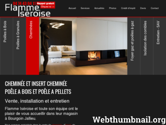 poele-cheminee-flamme-iseroise.fr website preview