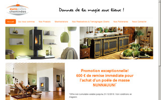 euro-poeles-cheminees.fr website preview