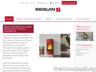 seguin-chambourcy.fr website preview