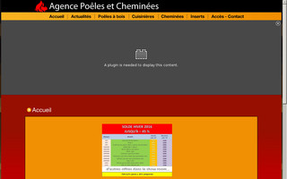 agence-poeles-cheminees.com website preview