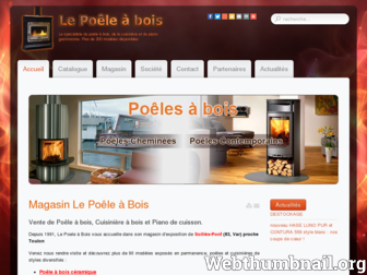 le-poele-a-bois.com website preview