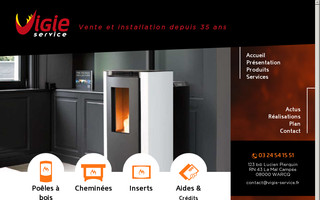 vigie-service.fr website preview