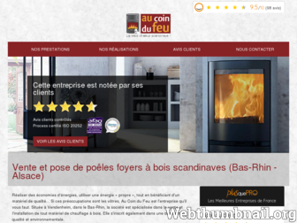 poele-bois-alsace.fr website preview