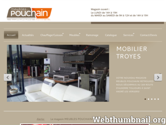 meubles-pouchain.com website preview