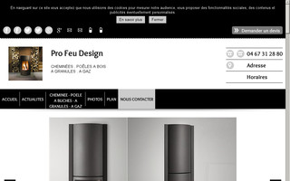 pro-feu-design.fr website preview