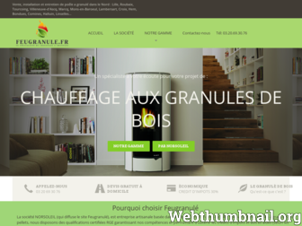 feugranule.fr website preview