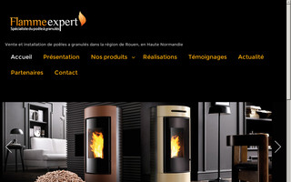 flamme-expert.fr website preview