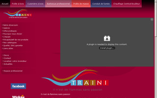 traini.fr website preview