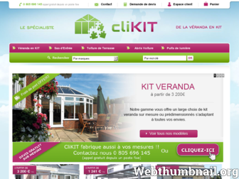 veranda-en-kit.com website preview