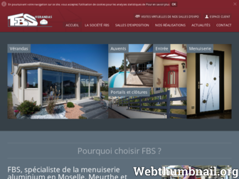 fbs-verandas.fr website preview