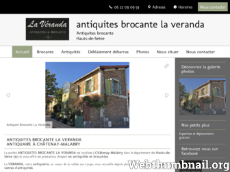 antiquites-la-veranda.fr website preview