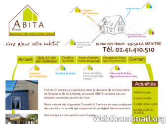 abita-veranda.fr website preview