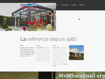 veranda-lamour.fr website preview