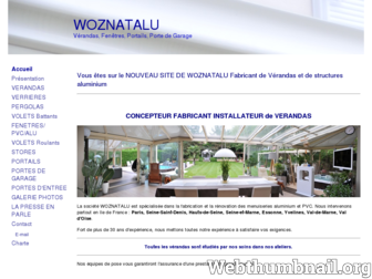 verandas-woznatalu77.com website preview