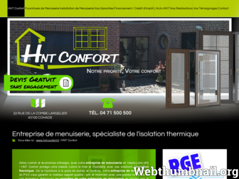 hnt-confort.fr website preview